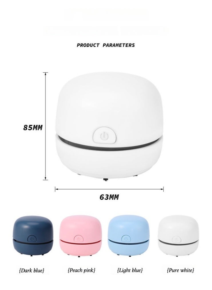 Electric desktop vacuum cleaner for removing dust and cleaning keyboards.    Miniature, compact and portable desktop cleaner.  - Image 4