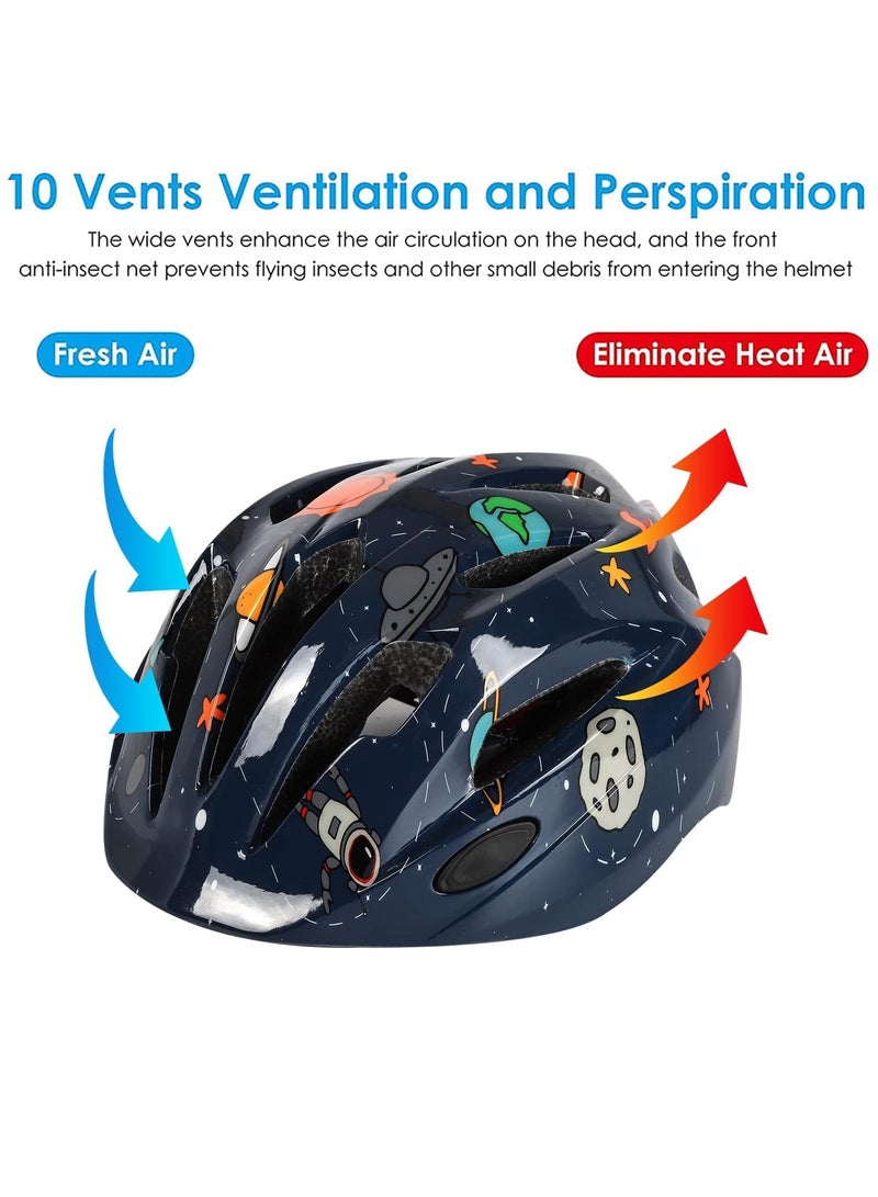 Kids Bike Helmet, Toddler Helmet Adjustable Uni, Toddler Bike Helmet Aged 3-8 Years Old, For Skating, Bike, Scooters and more - Image 5