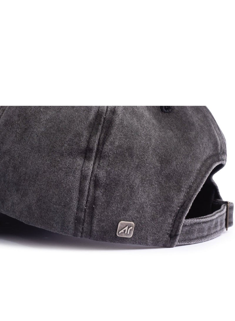 ايه ار سابلاي Ar Washed Cap من Arij Bags | كاب كاجوال للجنسين، قطن مغسول بملمس ناعم، قابل للتهوية، خفيف، حزام قابل للتعديل للاستخدام اليومي (رمادي داكن) - Image 5