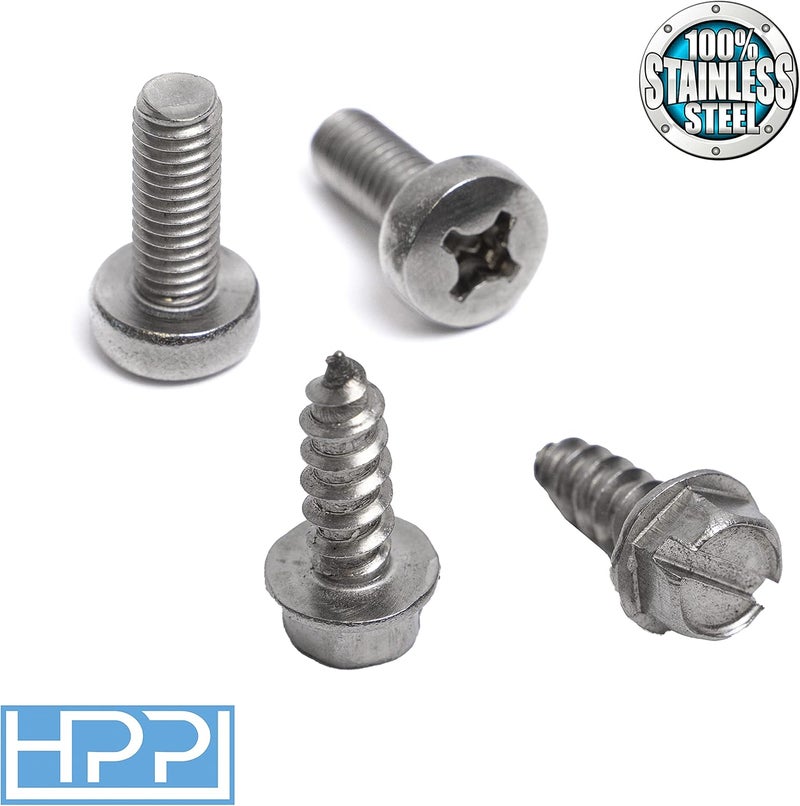 HPP License Plate Stainless Steel Screws for Hyundai and KIA Models - Image 3