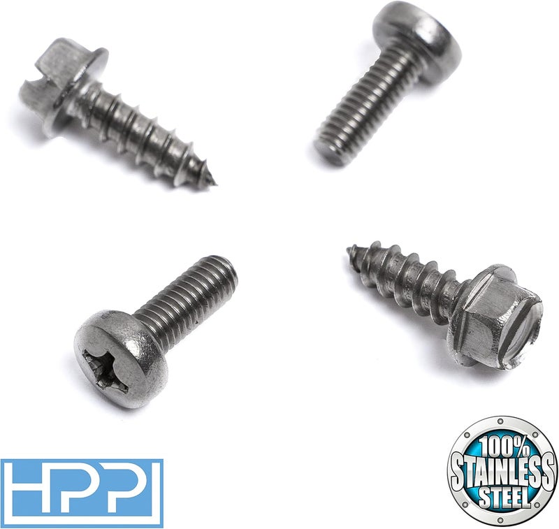 HPP License Plate Stainless Steel Screws for Hyundai and KIA Models - Image 2