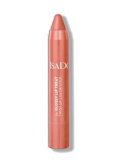 ISADORA The Glossy Lip Treat Twist Up Color Stick 10 Coral Sunset  - Image 1