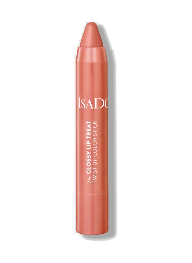 ISADORA The Glossy Lip Treat Twist Up Color Stick 10 Coral Sunset  - Image 1