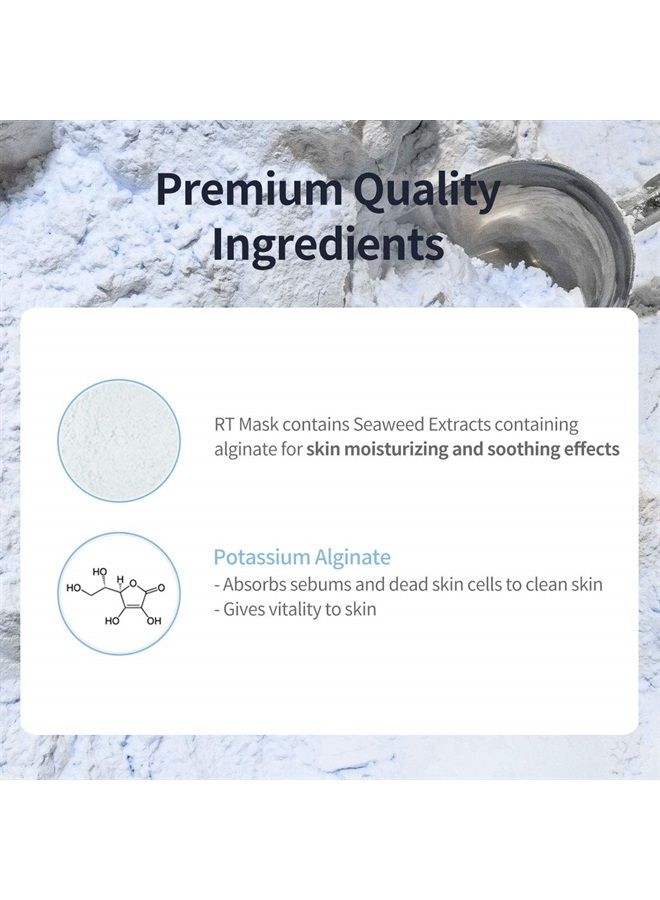 OxygenCeuticals RT Mask, Premium Peel Off Algae Mask, Rejuvenating and Anti Aging Peel Off Mask, 30 gram/1 oz (5 Packs) - Image 1