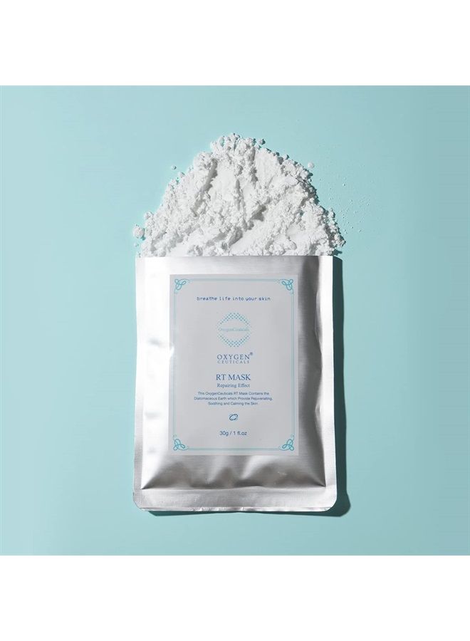 OxygenCeuticals RT Mask, Premium Peel Off Algae Mask, Rejuvenating and Anti Aging Peel Off Mask, 30 gram/1 oz (5 Packs) - Image 2