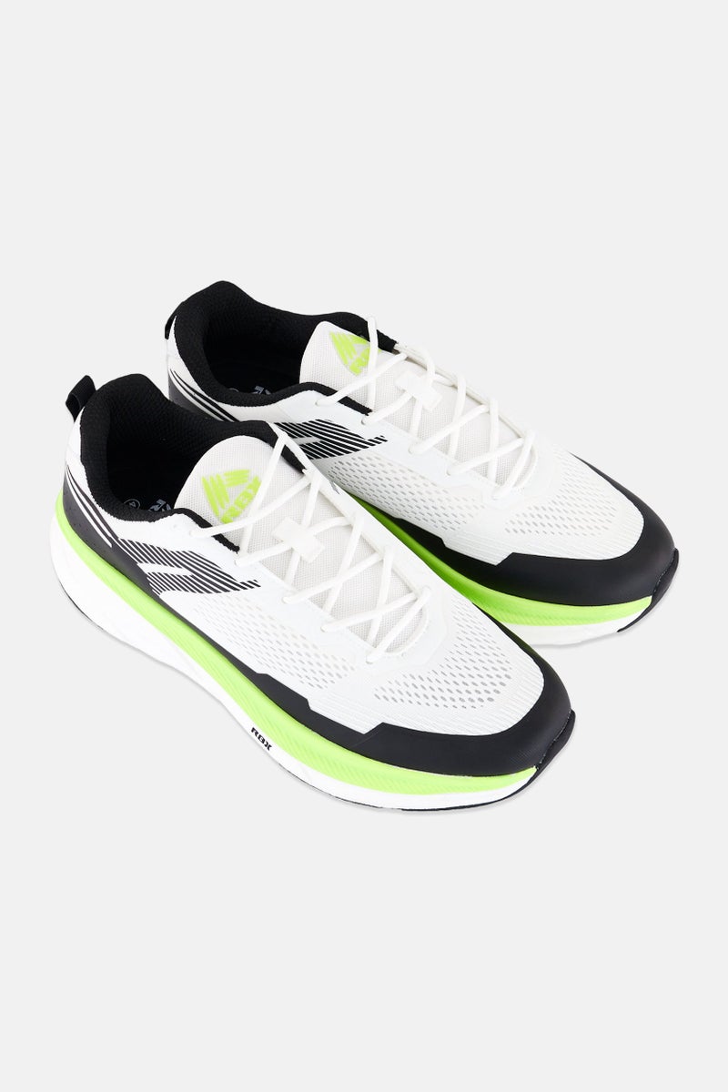 RBX Men Lace Up Training Shoes, White - Image 3
