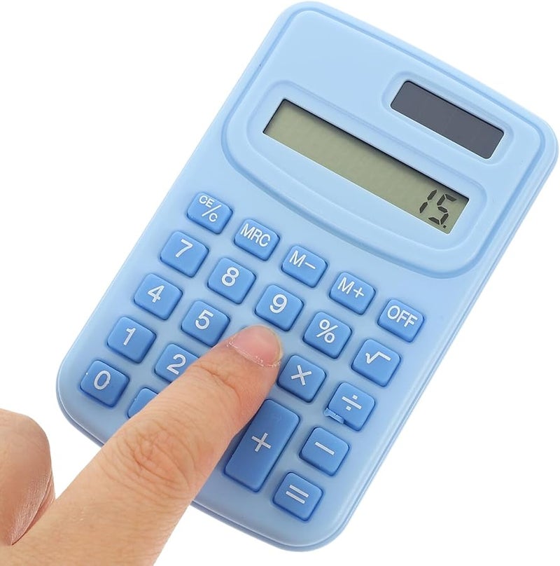 Portable Sky Blue Electronic Calculator for School Office Students Professionals - Image 5