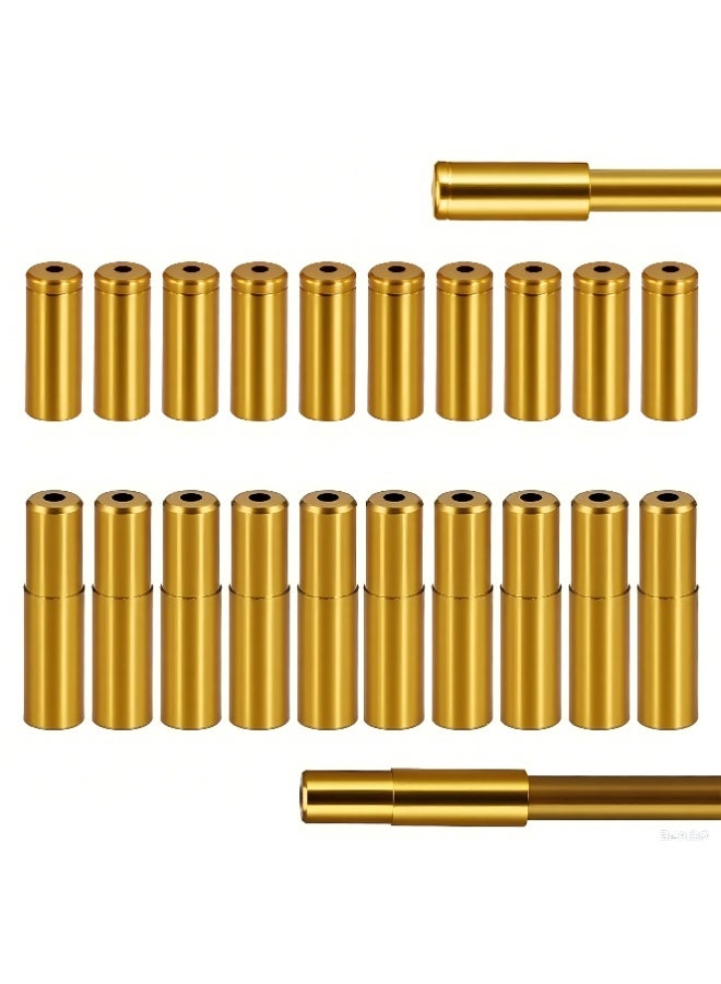 دايتويز 10 قطع من أغطية كابل فرامل الدراجة ومبدل السرعات - واقيات داخلية من سبائك الألومنيوم بسمك 4 مم للدراجات الجبلية ودراجات الطرق، متينة ومناسبة لجميع أنواع ملحقات ركوب الدراجات - Image 2
