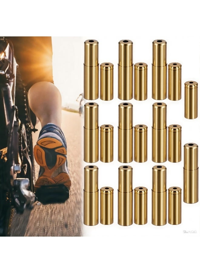 دايتويز 10 قطع من أغطية كابل فرامل الدراجة ومبدل السرعات - واقيات داخلية من سبائك الألومنيوم بسمك 4 مم للدراجات الجبلية ودراجات الطرق، متينة ومناسبة لجميع أنواع ملحقات ركوب الدراجات - Image 3