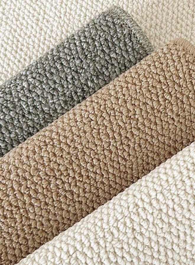 Natural Round Hand Braided Jute Rug Suitable for Pets or Floor Mats 80 x 80 cm Brown - Image 3