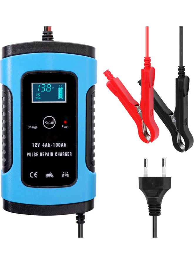 NIBEMINENT Pulse Repair Charger with Digital LCD Display Blue/Black  - Image 1