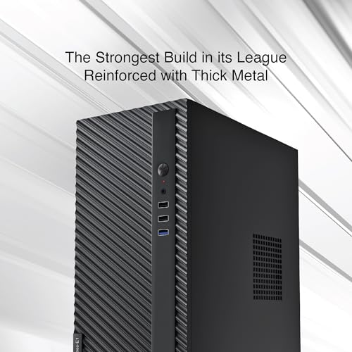 FINGERS FirstClass-E1 Micro ATX PC Case with Compact Design, Premium Thick Metal Structure, 1 x USB 3.0 + 2 x USB 2.0 + Earphone Jack (HD Audio & Mic), SMPS Bundled, BIS Certified - Image 3