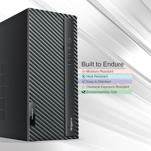 FINGERS FirstClass-E1 Micro ATX PC Case with Compact Design, Premium Thick Metal Structure, 1 x USB 3.0 + 2 x USB 2.0 + Earphone Jack (HD Audio & Mic), SMPS Bundled, BIS Certified - Image 4