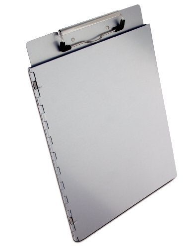 Saunders Recycled Aluminum Portfolio Clipboard – Letter Size File Holder with Privacy Cover. School Supplies - Image 2
