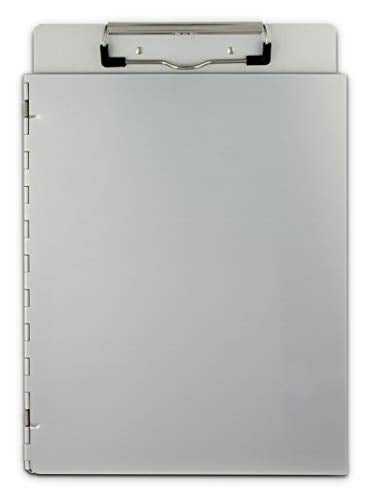 Saunders Recycled Aluminum Portfolio Clipboard – Letter Size File Holder with Privacy Cover. School Supplies - Image 1
