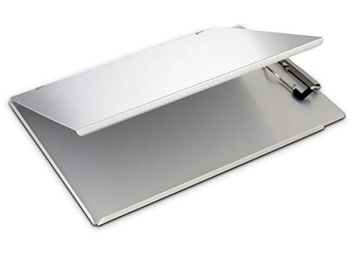 Saunders Recycled Aluminum Portfolio Clipboard – Letter Size File Holder with Privacy Cover. School Supplies - Image 3