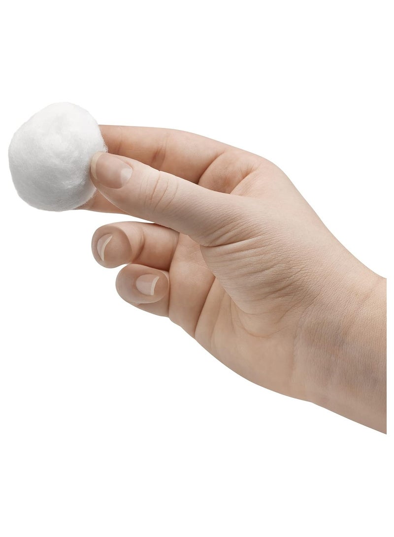 200pcs Organic Cotton Balls for Face, Makeup & Nail Polish Remover, DIY Crafts - 100% Pure Cotton, Soft, Absorbent, Gentle - Image 2