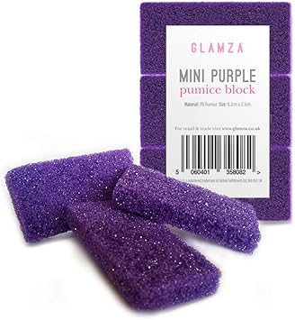 Glamza Foot Pumice Sponge Callus Exfoliate Stone Hard Skin Remove Pedicure Scrubber PACK OF 4 - Image 1