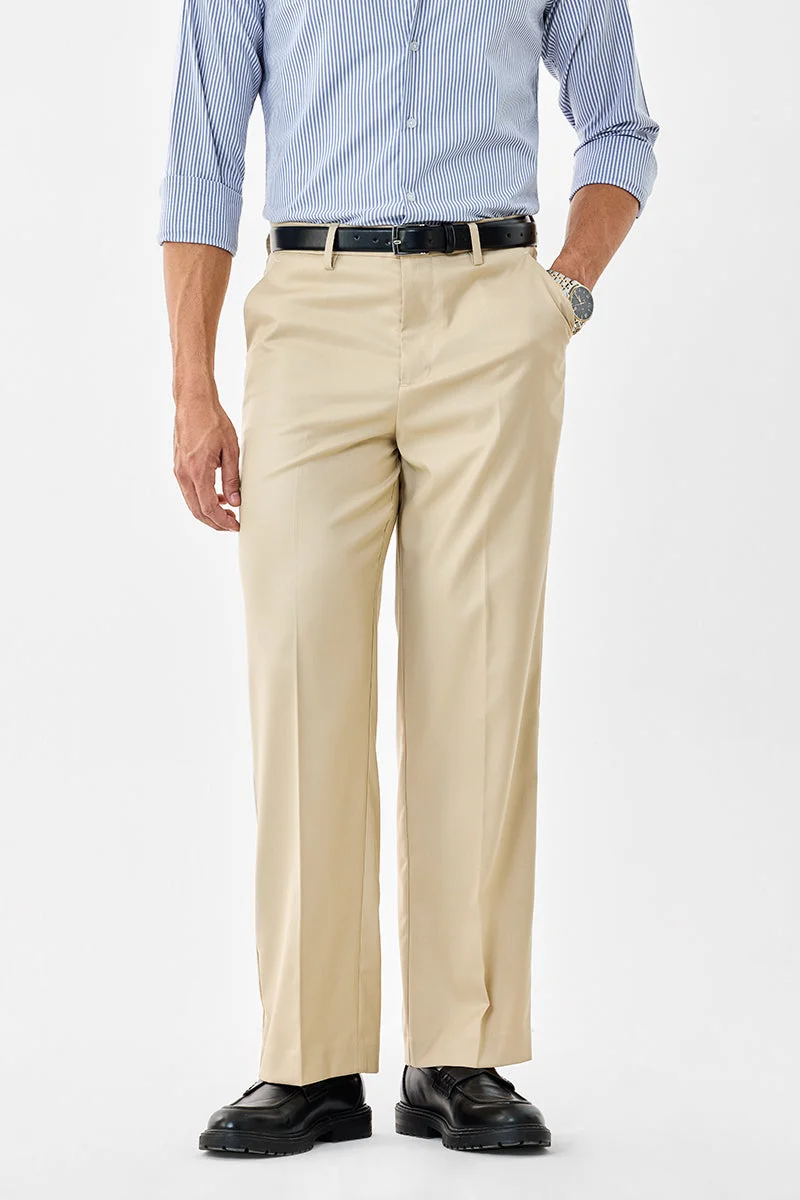 SNITCH بنطلون مريح بقصة واسعة ومرونة فاخرة