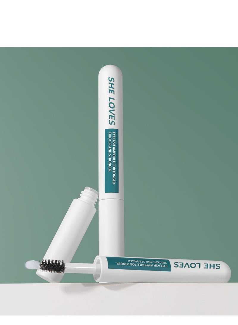 She Loves Eyelash Ampoule For Longer, Thicker And Stronger Biotin Hair Regrowth Ampoule Roller Stick Type Natural Treatment Oil Scalp Care For Thicker And Fuller Hair Enhancer D - Image 2