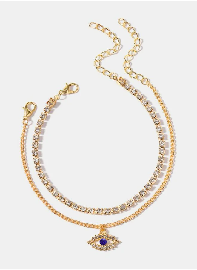 Styli Set of 2 - Eye Design Anklets