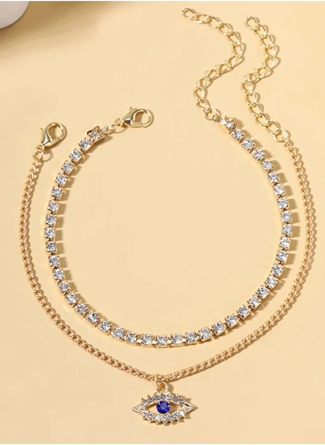 Styli Set of 2 - Eye Design Anklets