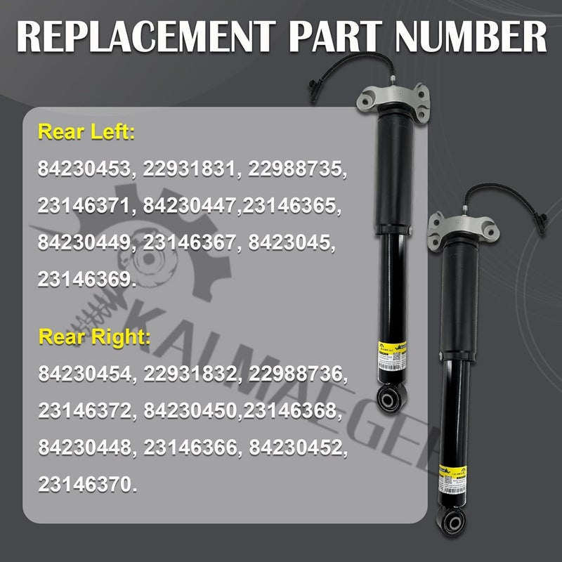 Kalmaegee Rear Shock Absorber Struts for Cadillac - Image 3