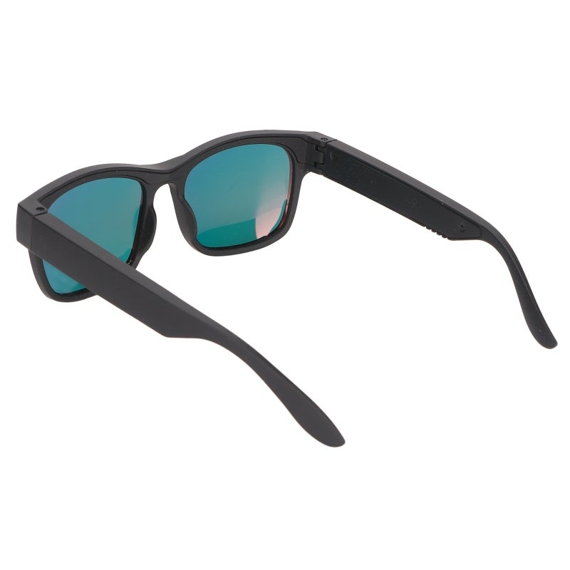 Smart Glasses Gold Bluetooth 5.0 Wireless Sunglasses - Noise Cancelling Driving Smart Glasses for Running Cycling Driving Boxing Fishing Basketball Shopping and Other Outdoor Activities - Image 4