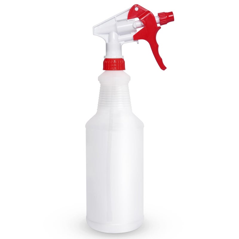 BRIGHTFROM 32 OZ Empty Plastic Spray Bottle, Heavy Duty with Adjustable Spray Nozzle, Chemical Resistant, All Purpose, Professional for Cleaning, Planting & Chemical Solutions - Image 1