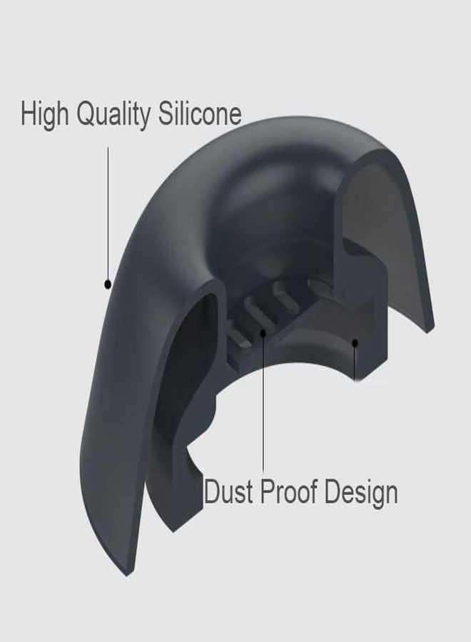 ALXCD Eartips Compatible with Pixel Buds Pro 2 Earbuds, S/M/L 3 Sizes 6 Pairs Soft Silicone Earbuds Tips Foam Ear Tips, Compatible with Pixel Buds Pro 2 6 Pairs Black - Image 4