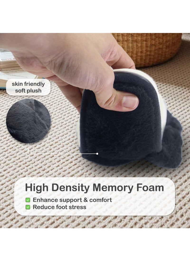 Mon Ami - Women Home Slippers, Memory Foam, Soft and Cozy Open Toe Home Shoes - Image 1