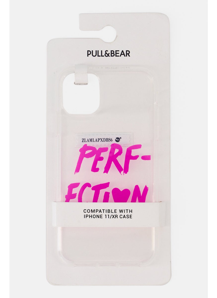 Pull & Bear Graphic Print iPhone 11/XR Phone Case, Multicolor  - Image 1