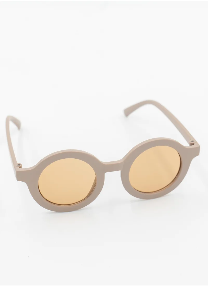 D'Daniela Glasses and Headband Set For Babies and Girls Beige Colour