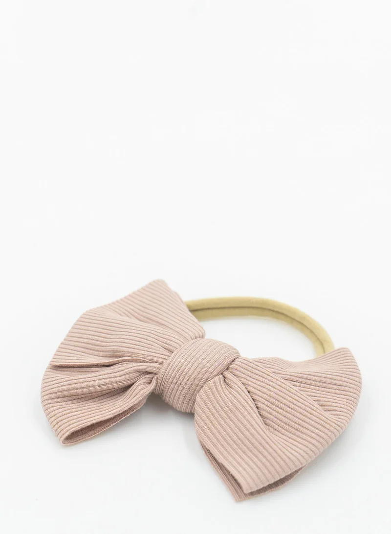 دىدانيالا طقم نظارات وربطة شعر للبنات والأطفال باللون البيج