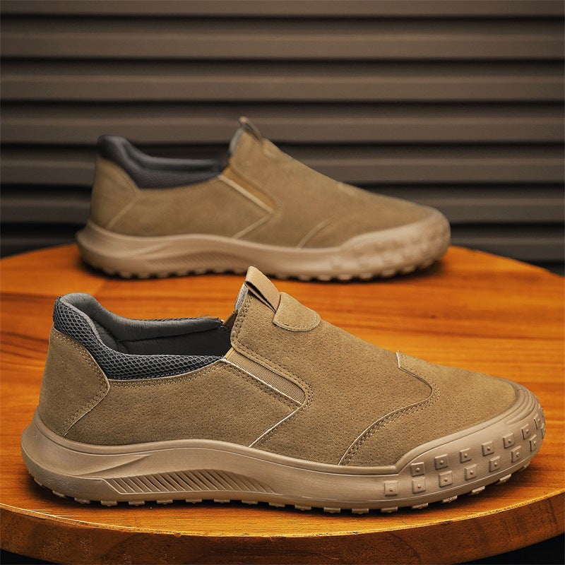 JURVARU Men's Breathable Work Shoes - Spring 2026, Soft Sole, Height-Boosting Casual  Sneakers - Image 2