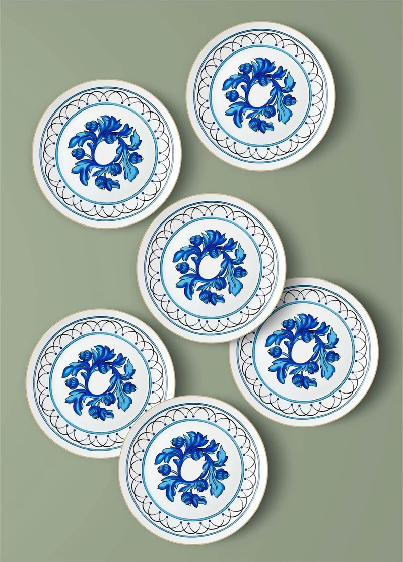 THE MIA Azul Serving Plate for 6 People