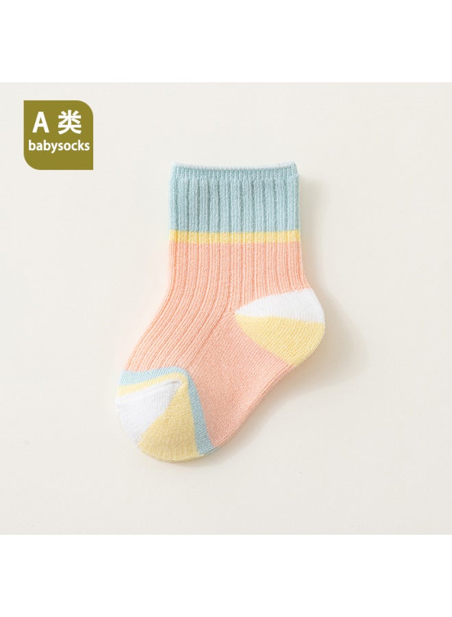 Exclusive Best Infant Spring And Autumn Style Class A Cotton Baby Socks For 0-1 Years Old Versatile Socks 1