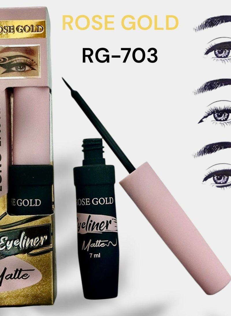 روز جولد ROSE GOLD كحل سائل  RG-703 - Image 1