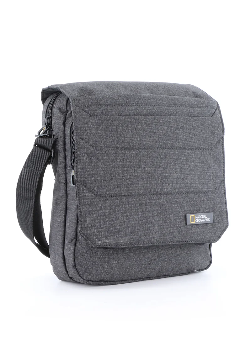 NATIONAL GEOGRAPHIC National Geographic Pro Shoulder Bag Dark Grey, Stylish for Men and Women Compact and Versatile, Portable Organizer for Travel, Business, University