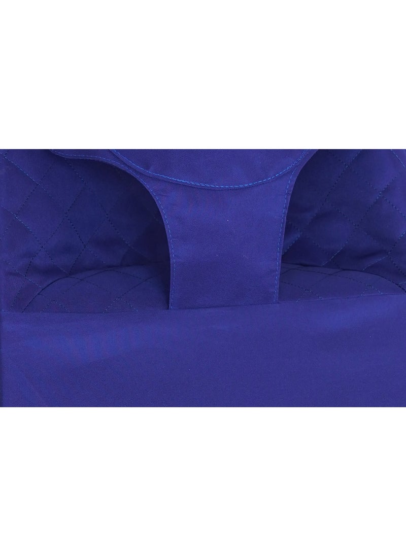 Kikibebe 3-In-1 Baby Bouncer Recliner With Detachable Toy Bar – Adjustable Reclining Seat For Infants (Blue)