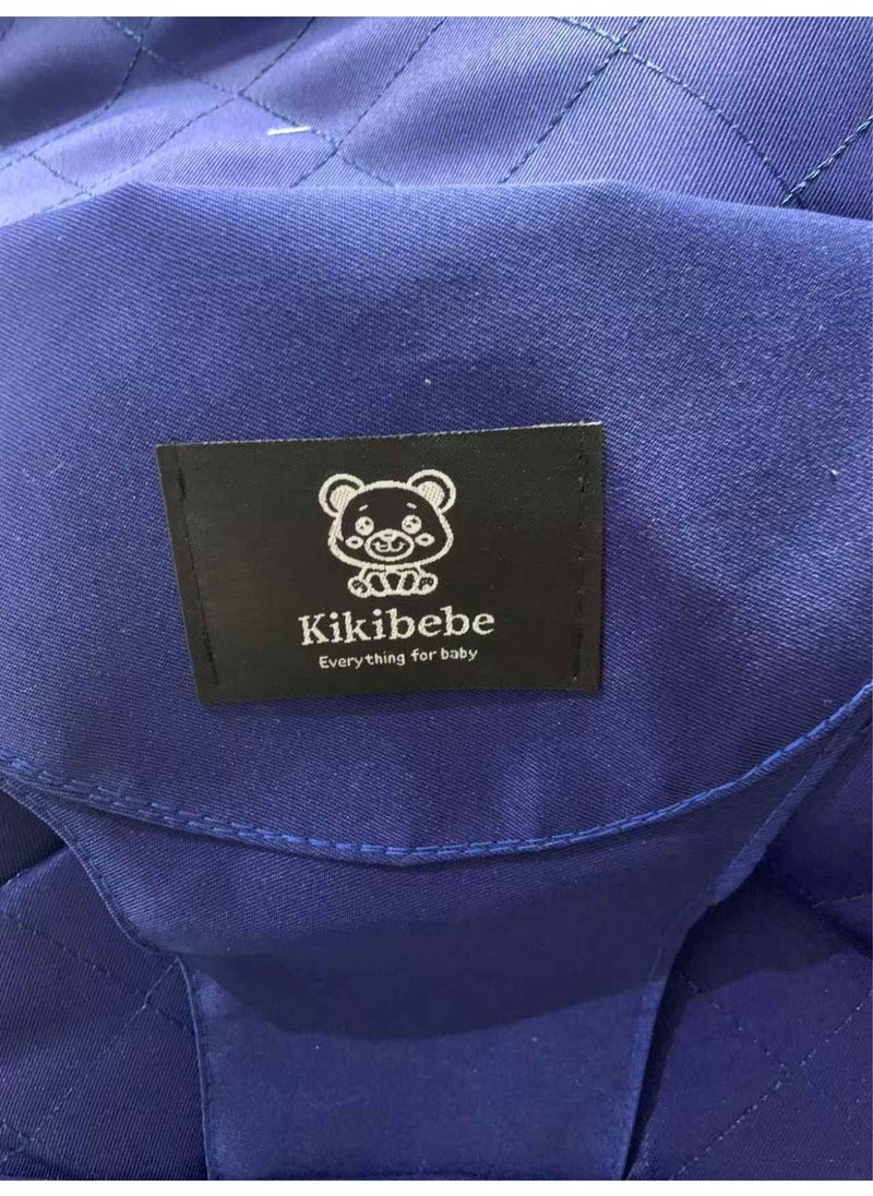 Kikibebe 3-In-1 Baby Bouncer Recliner With Detachable Toy Bar – Adjustable Reclining Seat For Infants (Blue)