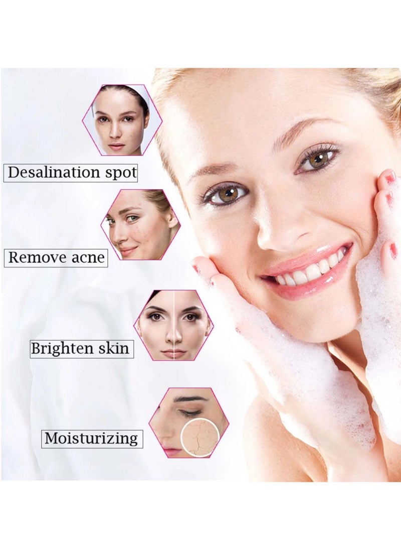 D Beauty - Snail White Soap for Body and Face, Deep Cleaning Skin Brightening Soap, Repair Skin Damage Remove Dark Spots Moisturizing Oil Control, Radiance Skin, Uneven Skin Tone Glowing Soap 120grams / 4.23 oz - Image 1