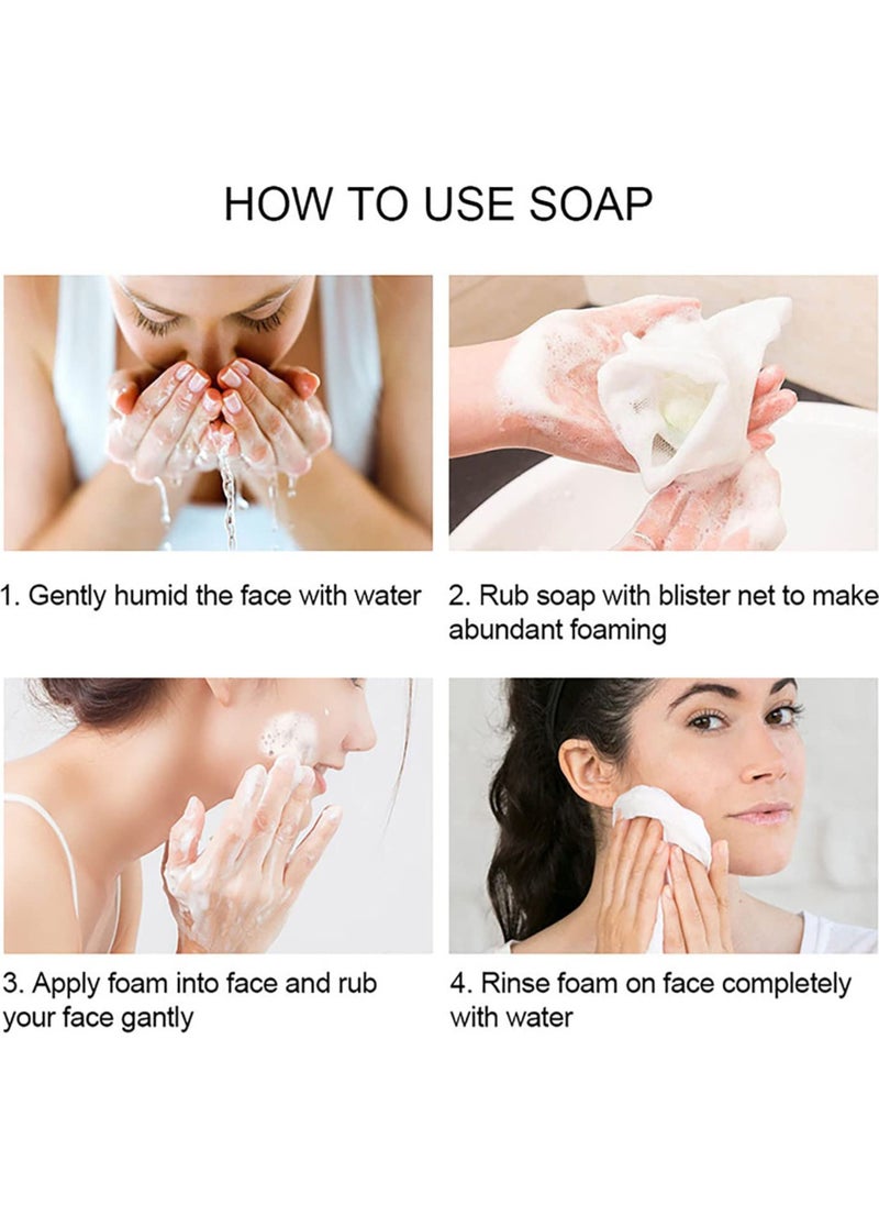 D Beauty - Snail White Soap for Body and Face, Deep Cleaning Skin Brightening Soap, Repair Skin Damage Remove Dark Spots Moisturizing Oil Control, Radiance Skin, Uneven Skin Tone Glowing Soap 120grams / 4.23 oz - Image 1