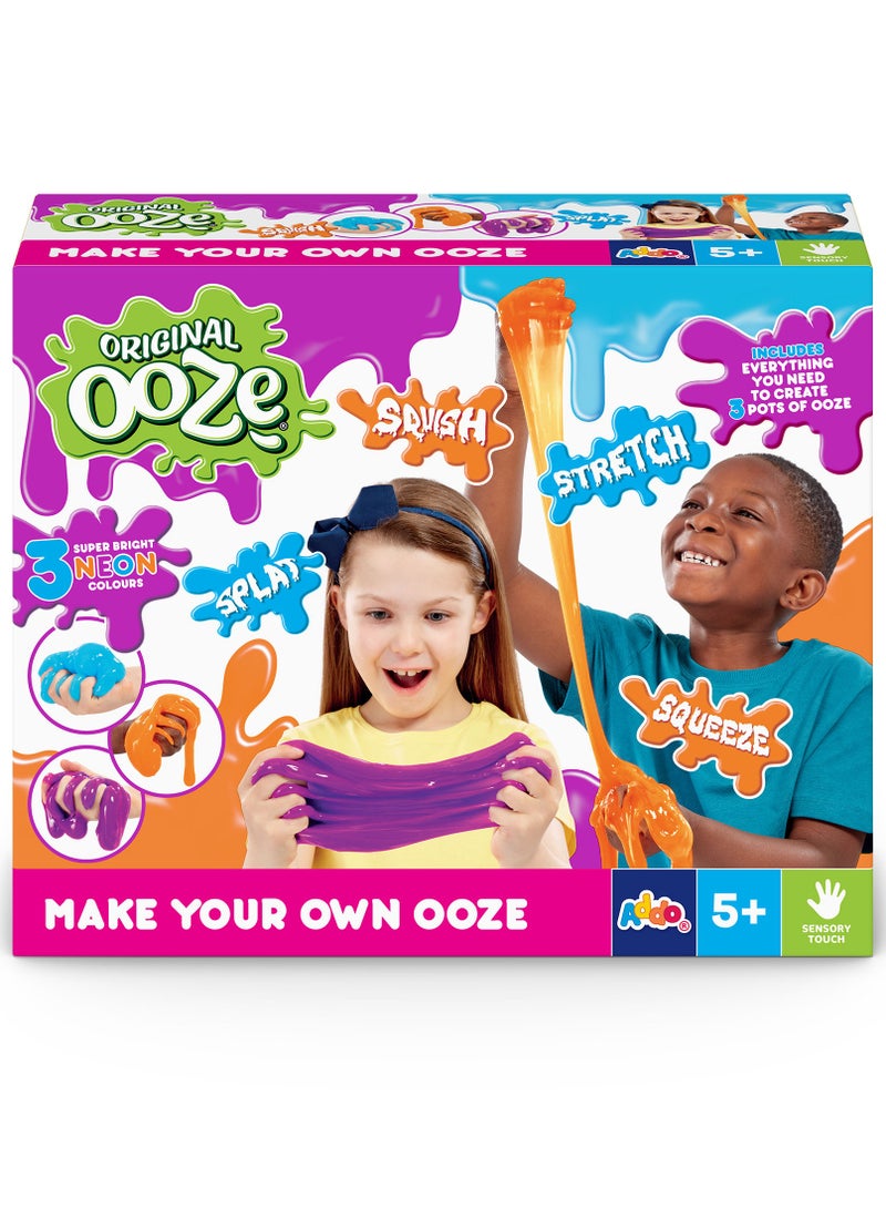 Addo Ooze Make Your Own Slime Playset | Creative Fun Ideas | Develops Sensory Skills | Entertaining Toy | Stress Relief Toys for Kids - Image 1