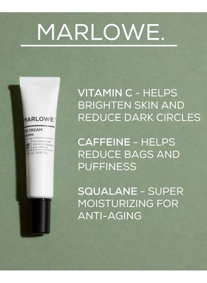 MARLOWE. M BLEND Marlowe. No. 127 Mens Eye Cream With Vitamin C Caffeine And Moisturizing Squalane For Puffiness Wrinkles & Dark Circles Targeted Under Eye Skin Care 0.5 Fl Oz  - Image 4