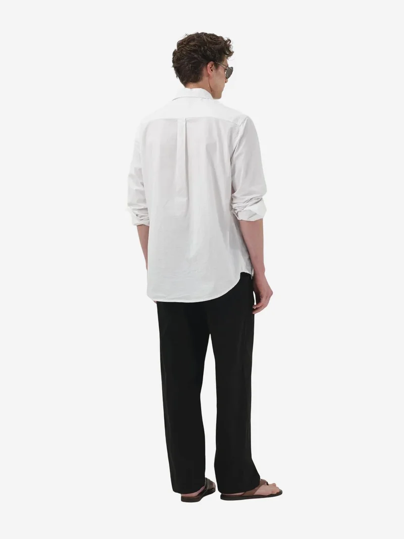 Giesto White GIESTO Casual Long Sleeve Cotton Shirt with Pocket for Men | Best Price UAE