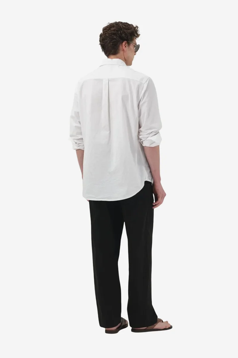 Giesto White GIESTO Casual Long Sleeve Cotton Shirt with Pocket for Men | Best Price UAE