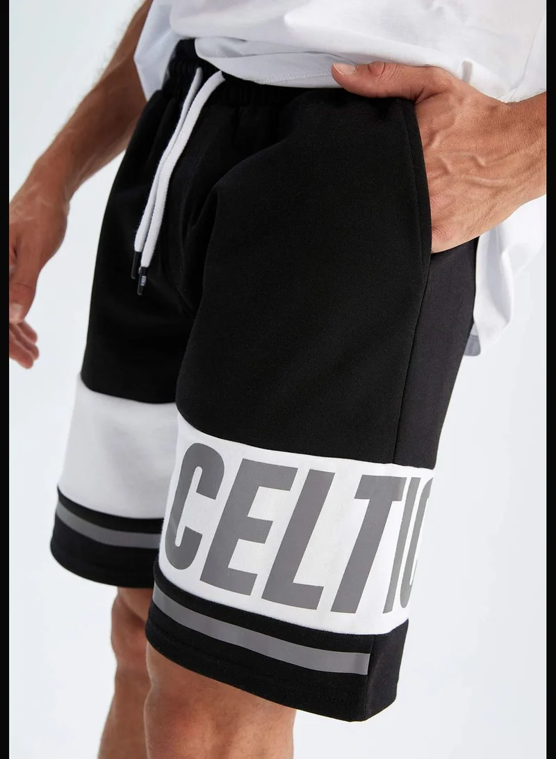 DeFacto Man NBA Boston Celtics Licenced Knitted Knitted Short