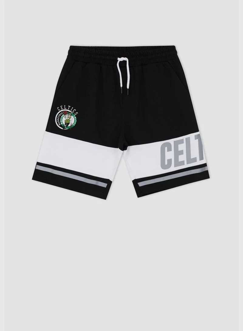 DeFacto Man NBA Boston Celtics Licenced Knitted Knitted Short