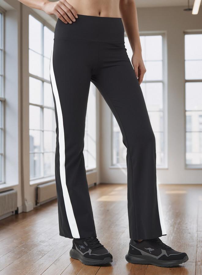 آكتف بنطلون ليجنز واسع بألوان متباينة - Image 1